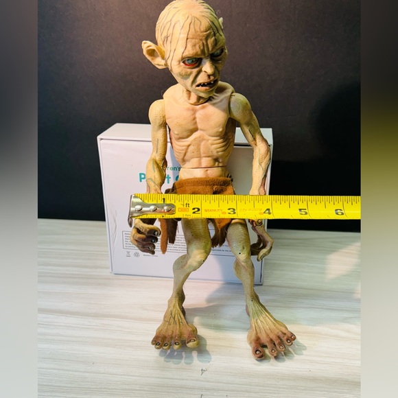 Lord of the Rings 10'' GOLLUM SMEAGOL MARVEL  Toy Biz USED 2003 VINATGE - Picture 6 of 16